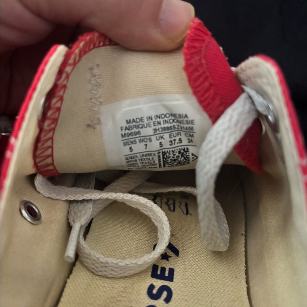 Converse All Star Red Low Rise - Picture 6 of 7